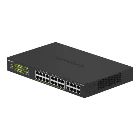 NETGEAR GS324P-100EUS Netgear 24-Port, 16xPoE+ 190W Gigabit UnMaged Switch Desktop/Rack/Metal (GS324P)